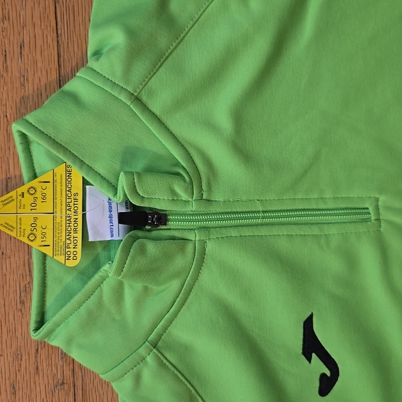 NWT Joma Faraon Sweatshirt Size YXL Neon Green - Picture 2 of 9